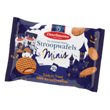 Daelmans halloween mini stroopwafels